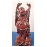 Laughing Buddha with Arms in the Air