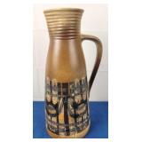 Stoneware Pitcher, Signed