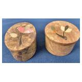 Small Stone Trinket Box w/ Inlay [x2]