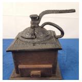 Cast Iron & Wood Coffee Grinder