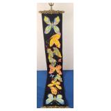 Butterfly Cross Stitch Wall Scroll