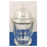 Vtg Indiana Glass Apothecary Jar