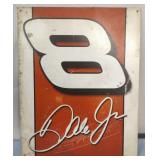 Dale Jr 8 Metal Sign