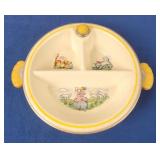Vtg Little Bo Peep Baby Food Warmer Dish