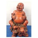 Laughing Buddha Riding a Turtle