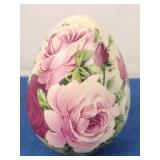 Hand Painted Porcelain Egg
