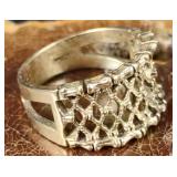 10K Gold Open Weave Ring