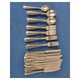 Pfaltzgraff Silverware (57pcs) Satin Symmetry