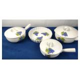 Vtg Limoges Porcelaine a Feu Cookware [x4]
