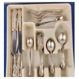 Vtg Wm Rogers Silverware (57pcs)