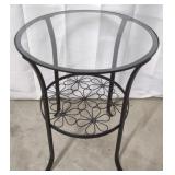 Round Glass Top Table