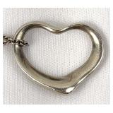 Tiffany & Co Open Heart by Elsa Peretti - Sterling