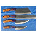 Handmade Premium Chef Knives, New [x4]