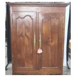 Rustic Antique Wood Armoire