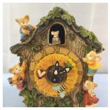 Mice on Clock Music Box