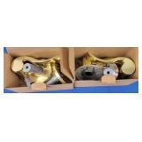 Gold Tone Dummy Door Handle [x2]