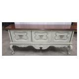 Pastel Antique Green Sideboard w/3 Doors