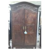 Rustic Antique Wood Armoire