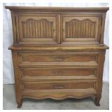 Vtg Drexel Basque Provincial Chest of Drawers