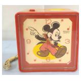 Vtg Mickey Mouse AM/FM Alarm Clock