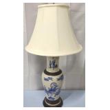 Oriental Porcelain Table Lamp