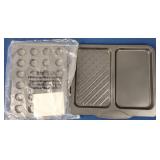 X-Small 24 Muffin Pan & Divided Cooking Tray