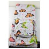 Butterfly Lightweight Quilt w/ Shams -  Full/Queen