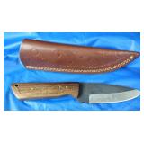 H-C Drop Point Knife w/Sheath, New