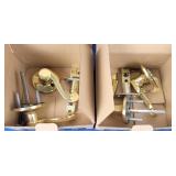 Gold Tone Privacy Door Handle [x2]