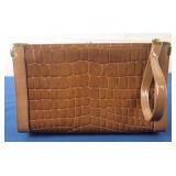 Vtg Koret Alligator Style Wristlet Bag
