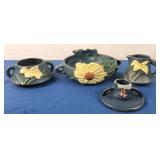 Blue Floral Pottery (4)