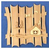 Wood Mosaic Wall Art