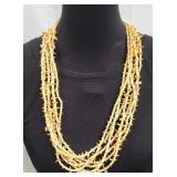 Multi-Strand Heishi & Coral Necklace