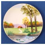 Vtg Hand Painted, Signed Japanese Plate