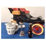 Beam Model A Ford Decanter, Toby Mug, Bottle