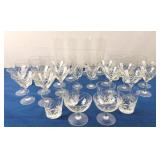 Diamond Pattern Glassware (36)