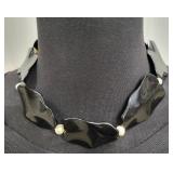 Onyx & Pearl Necklace