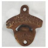 Grand Prize Lager Beer Wall Mount Bottle Opener