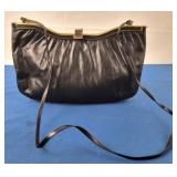 Black Leather Baguette