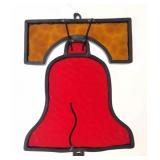 Stained Glass Liberty Bell Suncatcher
