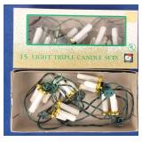Triple Candle Set Tree Lights (2 sets)