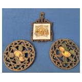 Cast Iron Trivets (3)