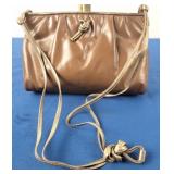 Morris Moskowitz Brown Leather Bag