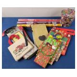 Christmas Bags, Wrapping Paper & Box