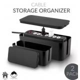 Cable Organizer Boxes (2) New