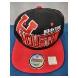 Blk/Red Houston Ball Cap, NEW