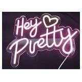 Hey Pretty Neon LED Sign