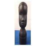 Vtg Ebony African Bust