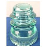 Whitall Tatum Co. No.1 Aqua, Petticoat Insulator