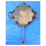 Voss 5 Heart Cast Iron Waffle Maker, Original Base